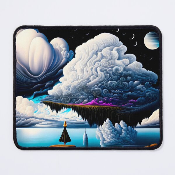 Item preview, A blonde girl is contemplating a strange sight along the shore. designed and sold by michel bazinet.