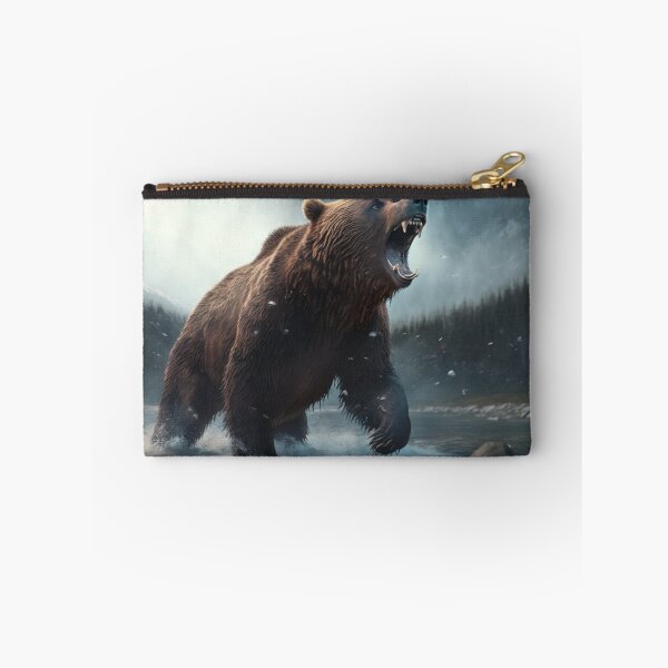 Item preview, The Revenant Style Grizzly Bear Defending its Territory designed and sold by Neffdesign.