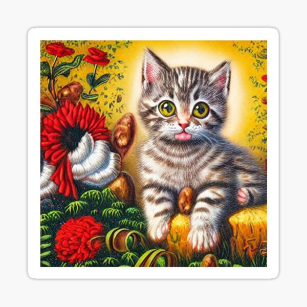 Item preview, Cute Kitten designed and sold by DukeGroovy.