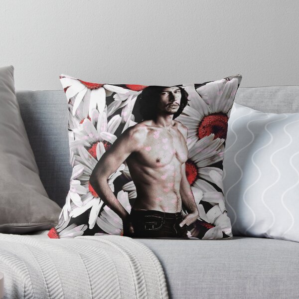 Adam Driver Jesus Sequin Pillow Case, Celebrity Pillow Cushions, Adam Driver  Meme Flip Sequin Pillowcase, Funny Adam Driver Fans Gift Idea 