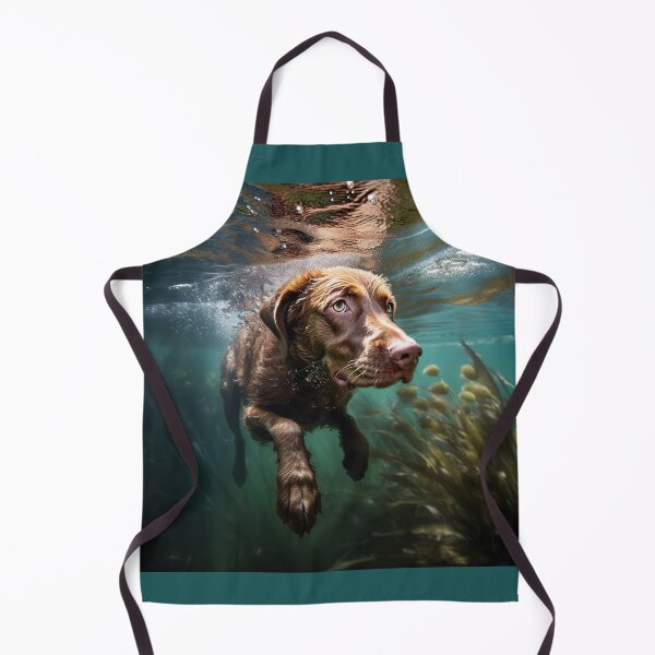 Item preview, Chesapeake Bay Retriever swimming designed and sold by ebrawne.