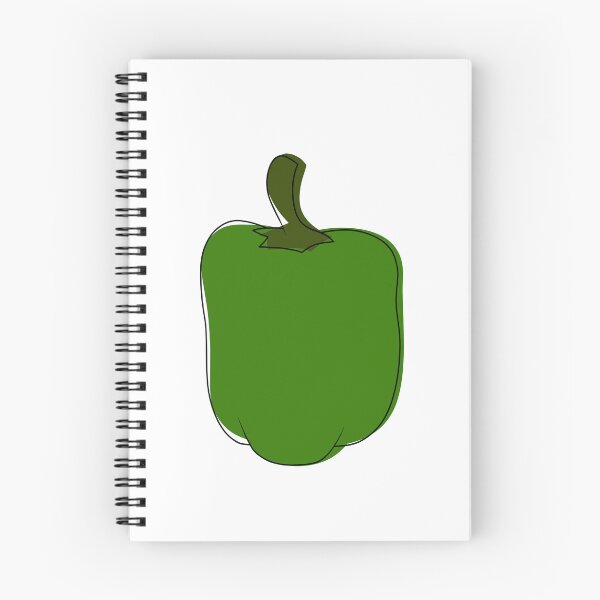 Item preview, Minimalist green bell pepper designed and sold by anycolorart.