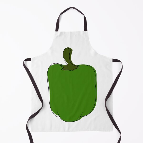 Item preview, Minimalist green bell pepper designed and sold by anycolorart.