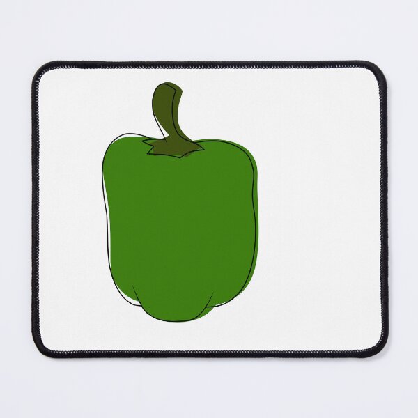 Item preview, Minimalist green bell pepper designed and sold by anycolorart.