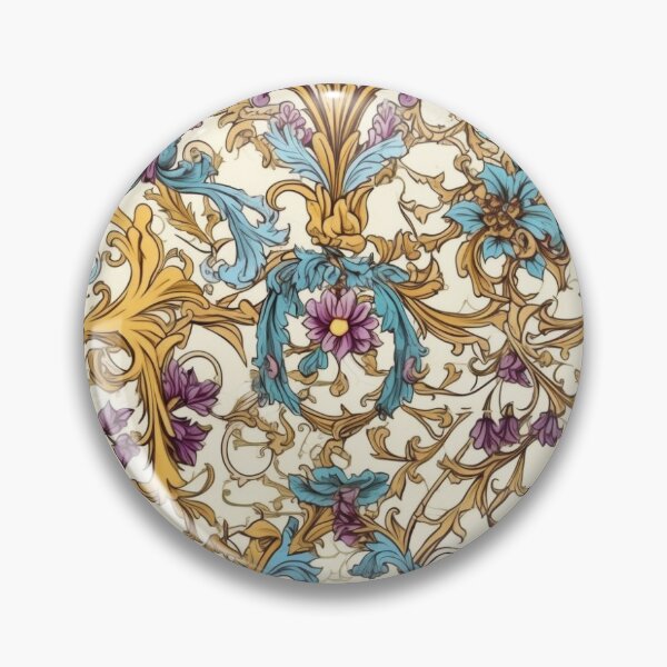 Item preview, Green and purple floral  designed and sold by Dorikoogler.