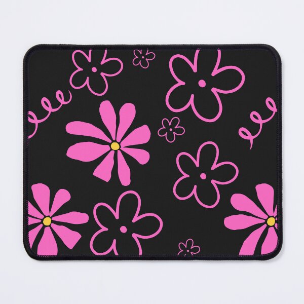 Item preview, Charming Pink Flowers designed and sold by retrobliss70s.