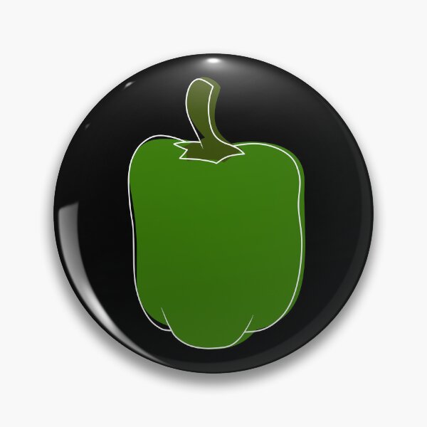 Item preview, Minimalist green bell pepper designed and sold by anycolorart.