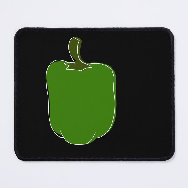 Item preview, Minimalist green bell pepper designed and sold by anycolorart.