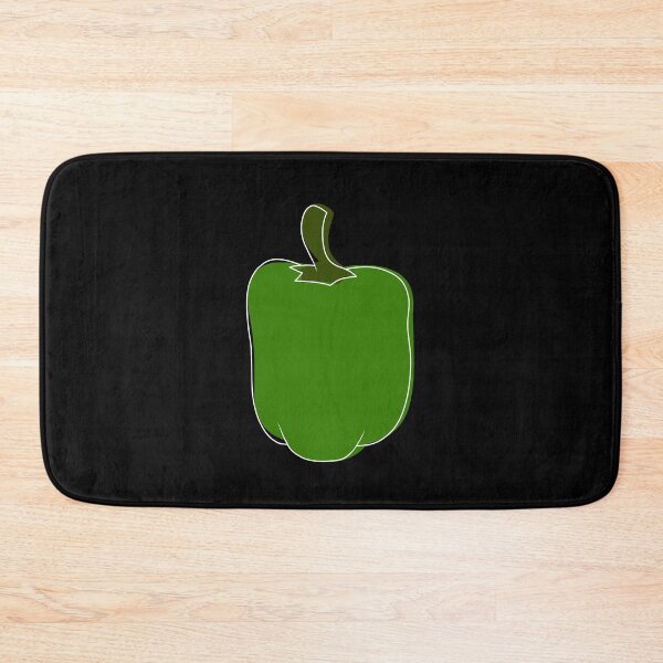 Item preview, Minimalist green bell pepper designed and sold by anycolorart.