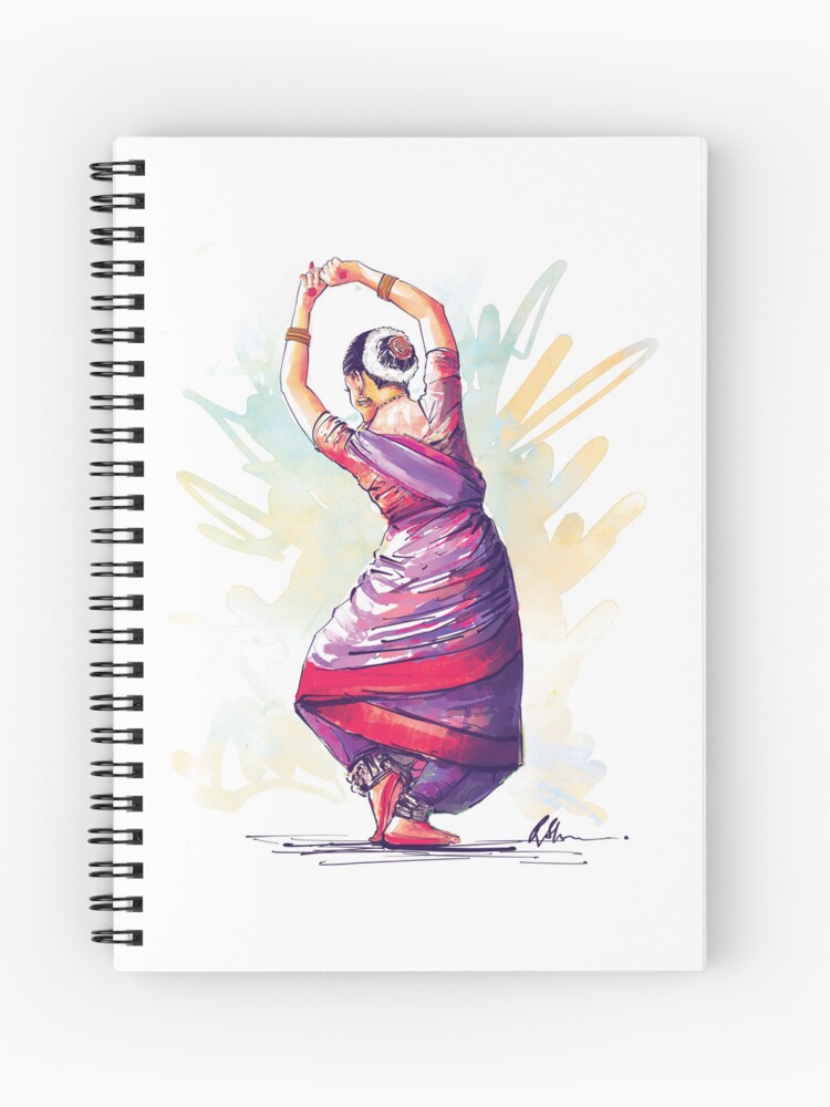 Bharatanatyam Dancer Drawing by Shivani Sharma - Pixels