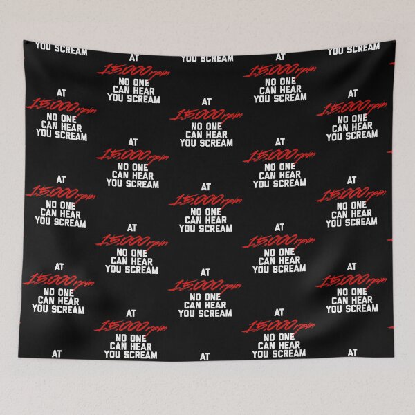 Item preview, At 15,000rpm No One Can Hear You Scream designed and sold by Anja Gillette.