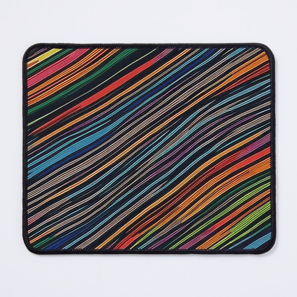 Item preview, 70s Retro Rainbow Stripes Colorful Pattern designed and sold by Aurora Hues.