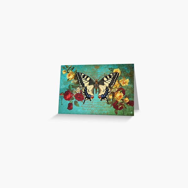 Butterflying High Greeting Card