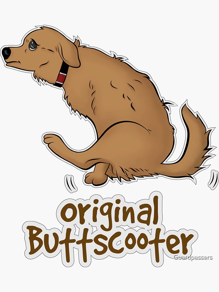Thumbnail 3 of 3, Sticker, Original Buttscooter Edition designed and sold by Guardpassers.