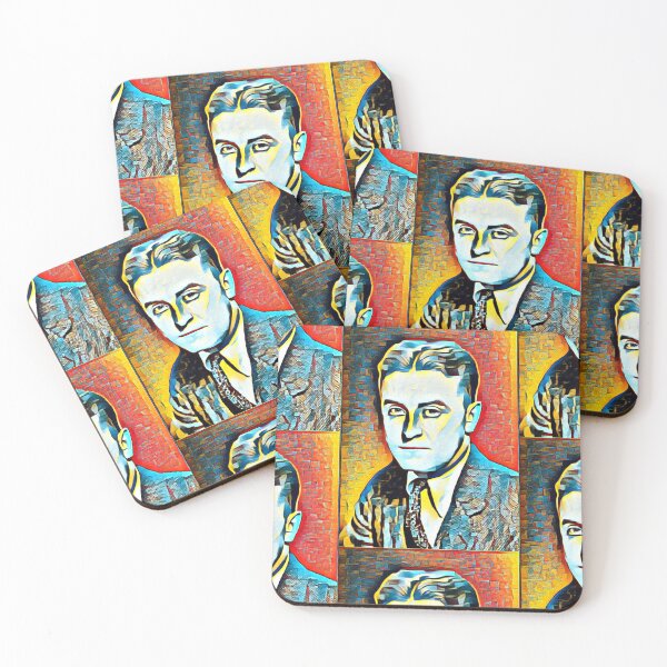 Item preview, F Scott Fitzgerald artwork | F Scott Fitzgerald Portrait | F Scott Fitzgerald Wall Art  designed and sold by Suyogsonar25.