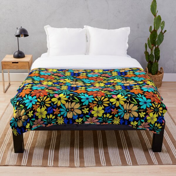 Item preview, patrón de flores de colores designed and sold by CargoCentral.