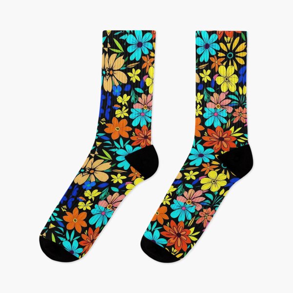 Item preview, Colorful flower pattern designed and sold by CargoCentral.