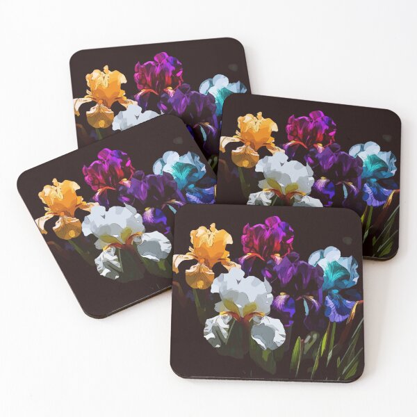 Aperçu de l'œuvre Iris barbus créée et vendue par TenfenCreations.