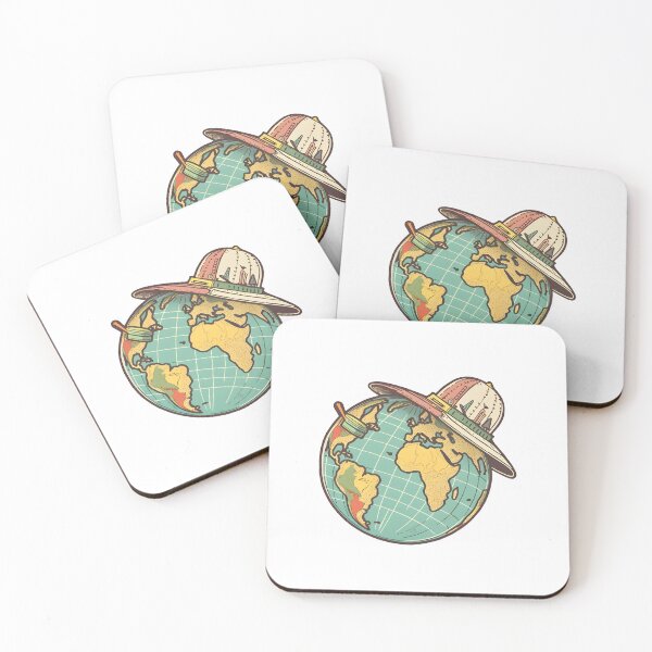 Item preview, Wanderlust Globe Sticker - Adventure Awaits designed and sold by ColorStudioArt.