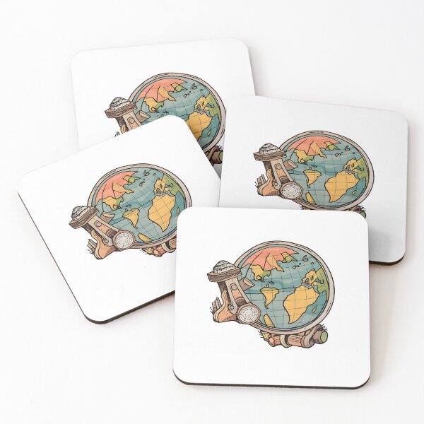 Item preview, Wanderlust Globe Sticker - Adventure Awaits designed and sold by ColorStudioArt.