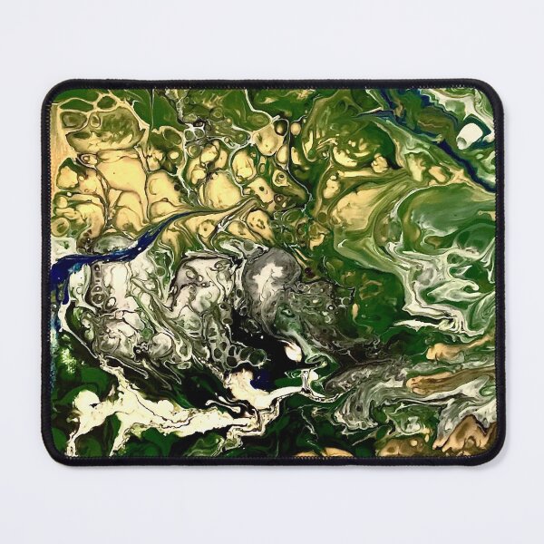 Item preview, Green and Gold Abstract designed and sold by ClaireBillson.