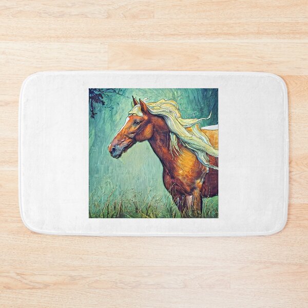 Item preview, sketch of a horse in greens designed and sold by bogfl.