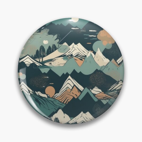 Item preview, Mountain landscapes designed and sold by Ernest Petitjean Créations.