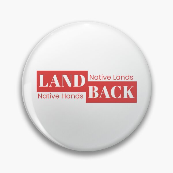 Item preview, Land Back Native Lands on Native Hands Indigenous Amrerican Design designed and sold by RiyonArts.