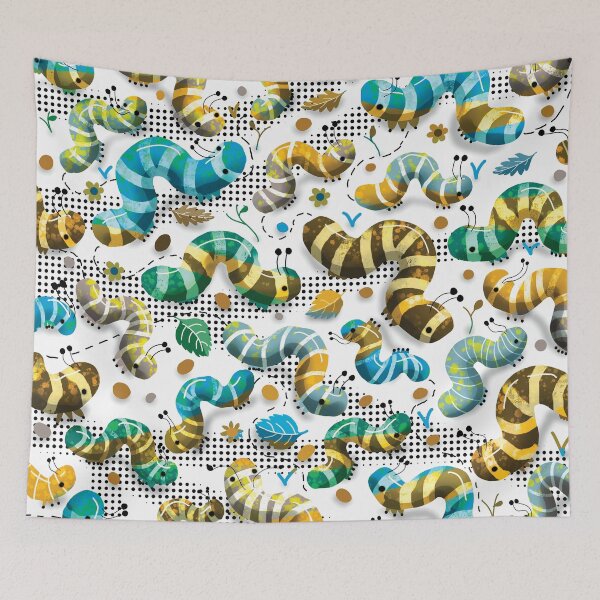 Item preview, Caterpillars designed and sold by Karin Taylor.