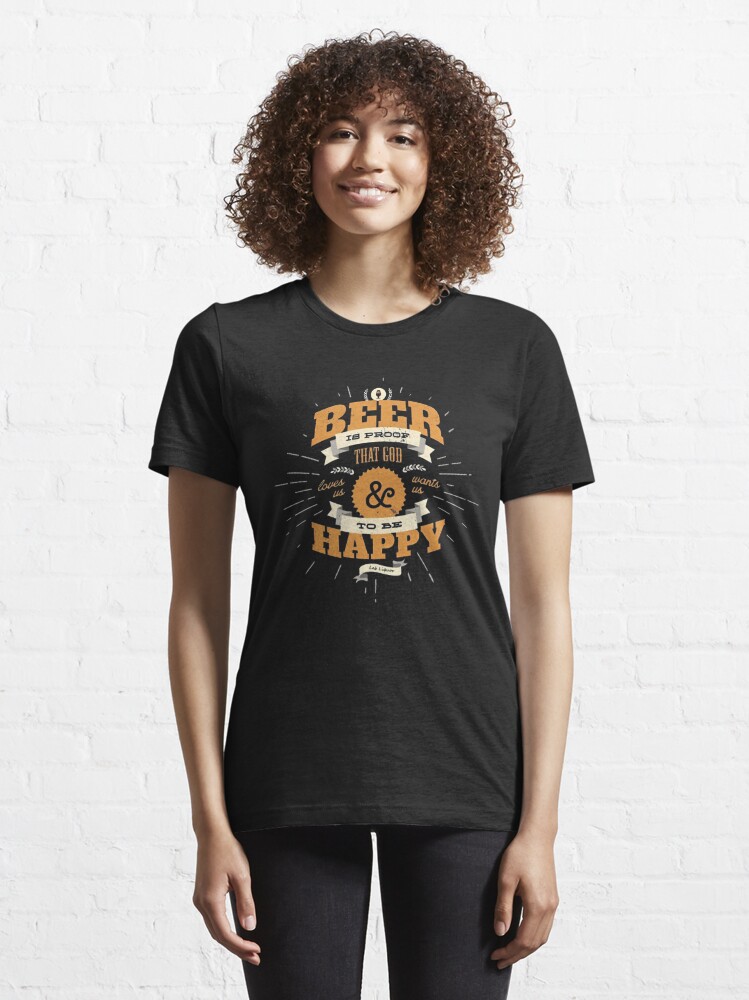 Discover Beer is proof that good & to be Happy | Essential T-Shirt 