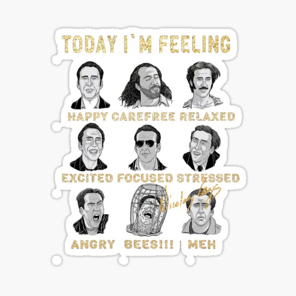 Item preview, Nicholas Cage - Nicolas Cage - Nick Cage - Nic Cage designed and sold by MariaHarmo.