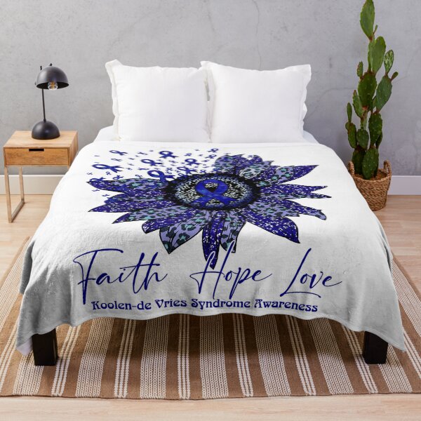 Item preview, Koolen-de Vries Syndrome Awareness - Sunflower faith hope love designed and sold by pierrevelazque.