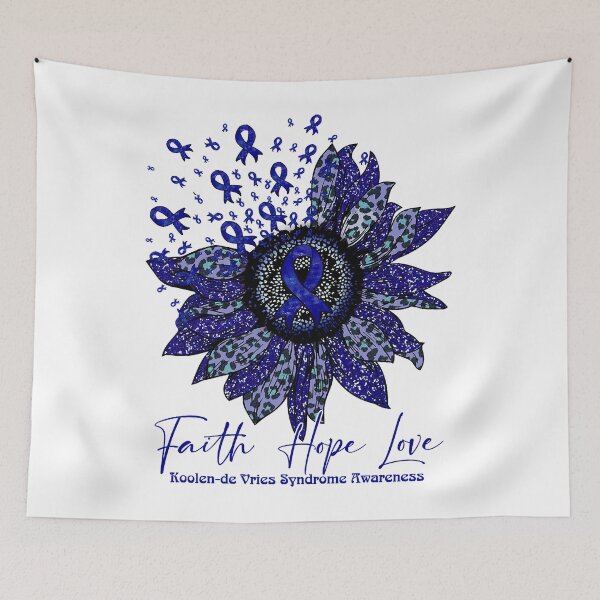 Item preview, Koolen-de Vries Syndrome Awareness - Sunflower faith hope love designed and sold by pierrevelazque.