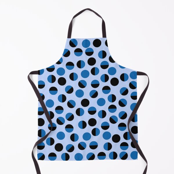 Item preview, Blue and black circles designed and sold by LaBelleMaison.