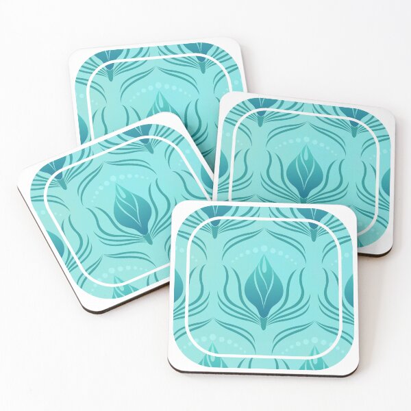 Item preview, Flower Flow 2 - Aquamarine2  designed and sold by Carina Parry Studios.
