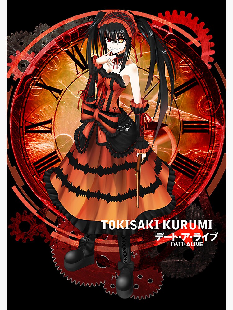 Japanese Characters Anime Date A Live Tokisaki Kurumi Throw Otaku