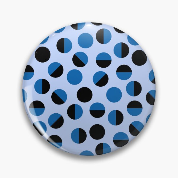 Artikelvorschau, Blaue und schwarze Kreise entworfen und verkauft von LaBelleMaison.