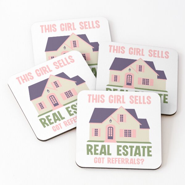 Item preview, This Girl Sells Real Estate Got Referrals  designed and sold by jie lin.