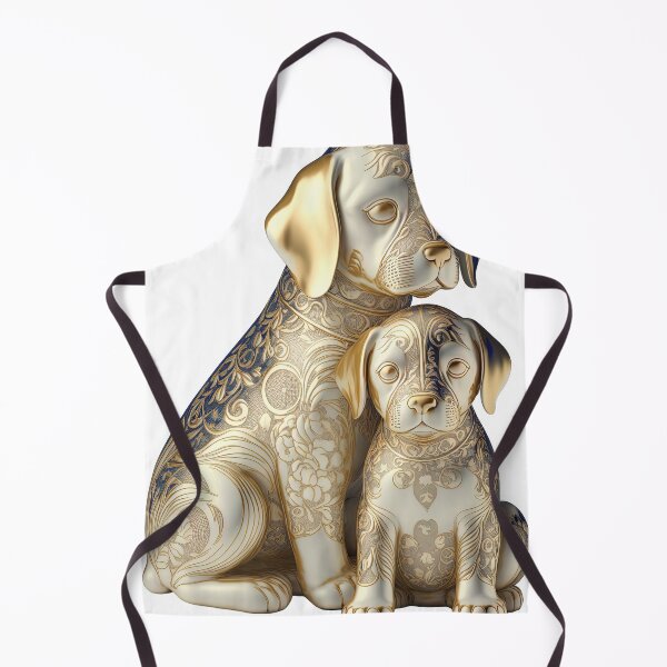 Artikelvorschau, Couple dog / puppy statue imari China material photo isolated objects 2 entworfen und verkauft von jetaiart.