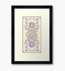 Japanese Flowers Framed Print