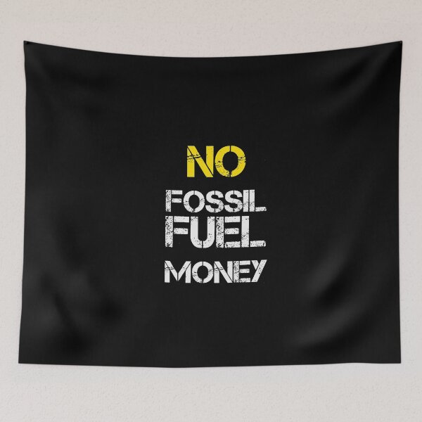 Item preview, No Fossil Fuel Money Pledge Movement designed and sold by MariaHarmo.