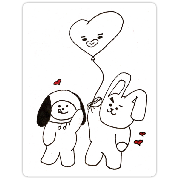 Download Bt21 Chimmy Bt21 Coloring Pages Printable Background - COLORIST