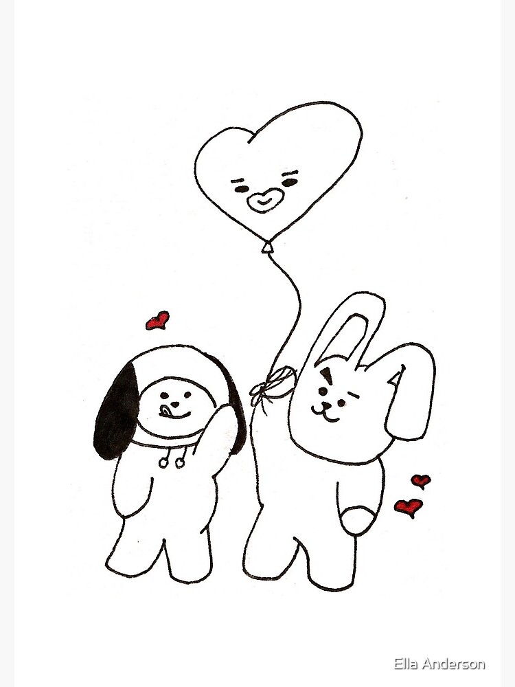 Cooky Bt21 Coloring Pages Tata / BT21 on Twitter: 