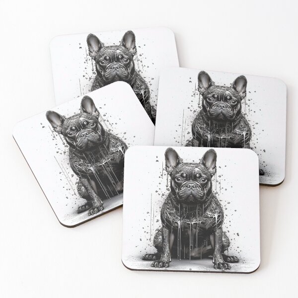 Item preview, Black Frenchie Dripping designed and sold by KiwiGrizzly.