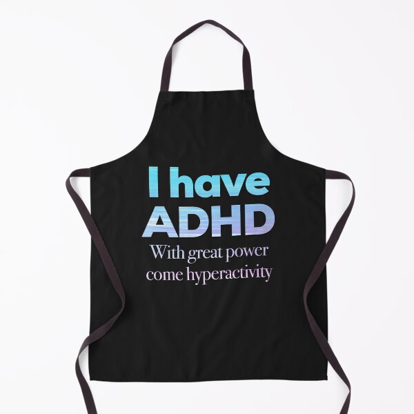 Item preview, Funny ADHD QUOTE - I have ADHD With Great power come hyperactivity - Attention Deficit HyperActive Disorder | Neurodiversity | Neurodivergent | Neurodiverse designed and sold by MJDezigns.