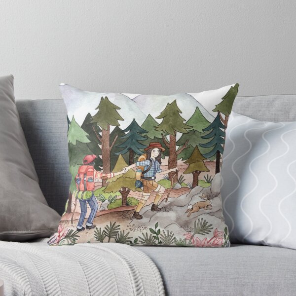 Take Me To The Mountains Throw Pillow