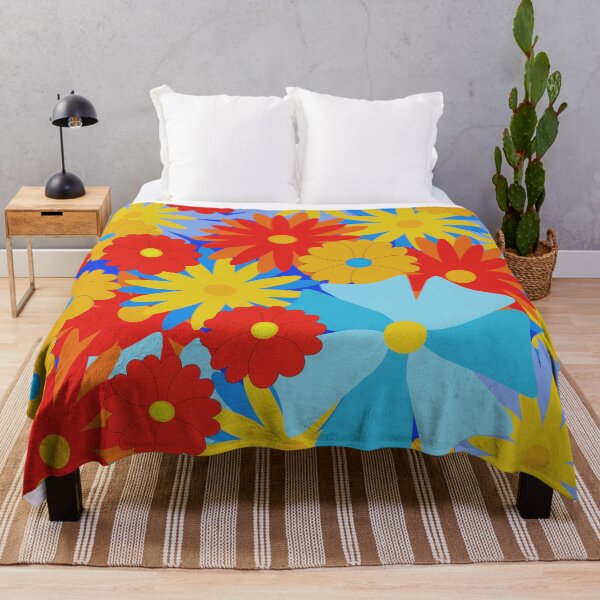 Item preview, retro 60's style flower pattern designed and sold by pauloneill-art.