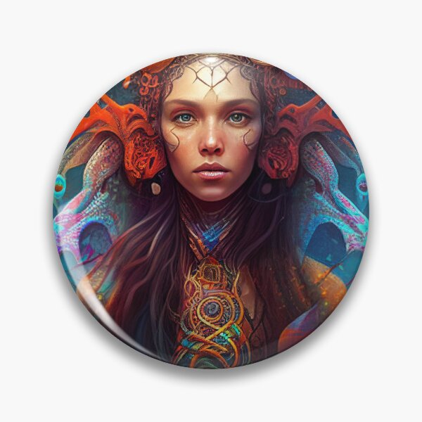 Item preview, Serious young shaman designed and sold by InkDazzle.