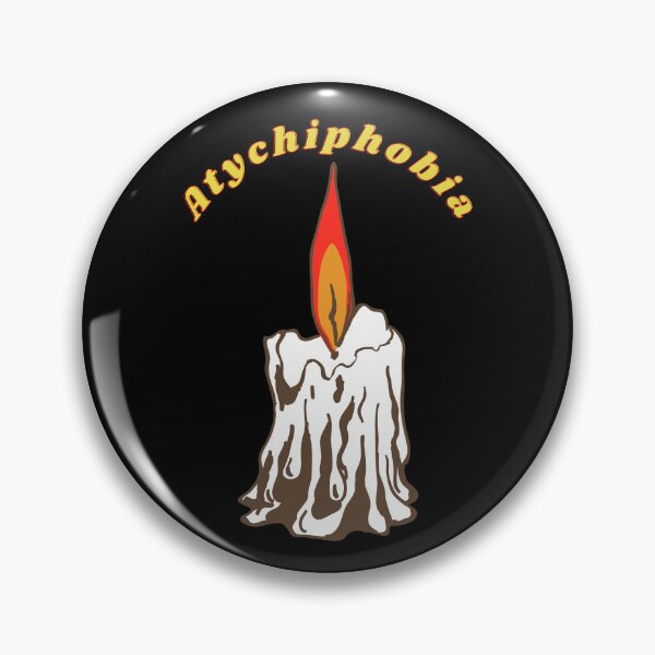 Item preview, Atychiphobia Quote - Candle Failing Typography designed and sold by Digitalme Designs.