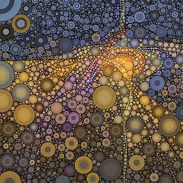 Artwork thumbnail, Deep Roots Abstract by Dana Roper